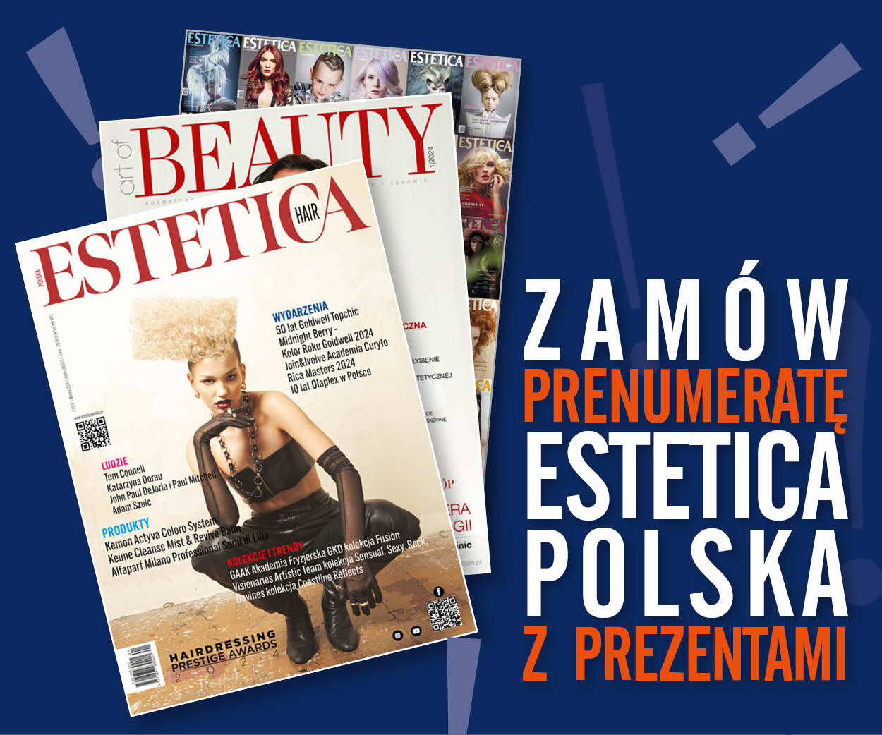 Zamów prenumeratę Estetica Polska z prezentami