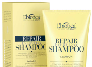 Linia do włosów L’biotica PROFESSIONAL THERAPY Repair nagrodzona w plebiscycie TOP Avanti 2016! Lbiotica_Professional_Therapy_Repair_szampon_w