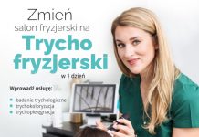Zmień salon fryzjerski na Trychofryzjerski w 1 dzień