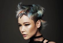 Zniewalające kontrasty cz. IV Hair: Fabian Fuentes, Colour: Jack Horton, Photo: Anniss + Barton, Make-up: Fiona Willard, Styling: J. Djorwitch & S. Bosakova