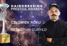 Sebastian Curyło – Cłowiek Roku Hairdressing Prestige Awards 2024