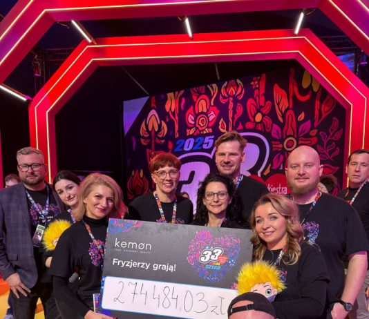 Fryzjerzy podczas 33. Finału WOŚP KEMON dla WOŚP